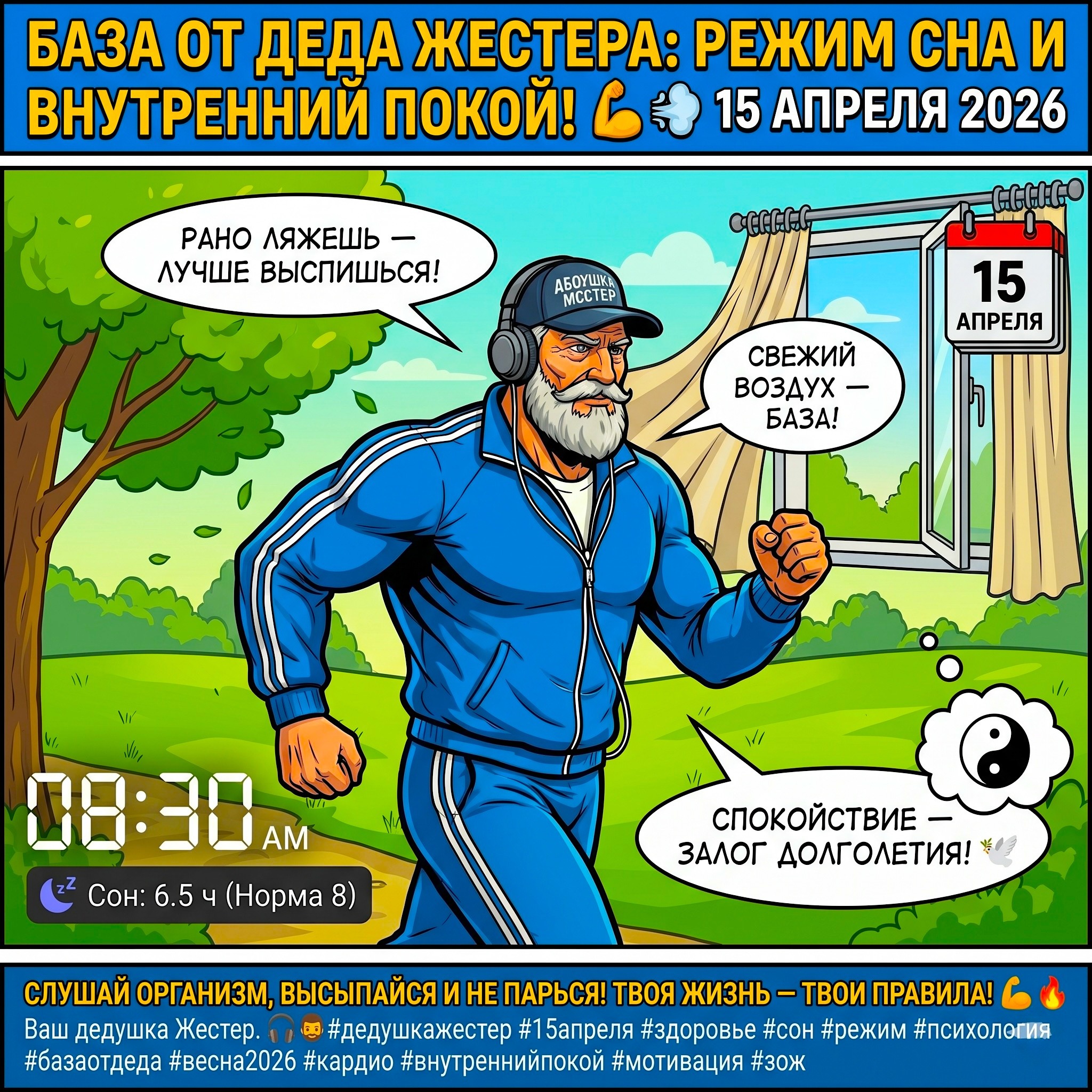 Выпуск 370. 😴 РЕЖИМ СНА, БИТВА С ДУХОТОЙ И ВНУТРЕННИЙ ПОКОЙ: База от Деда Жестера! 🦾🌬️ episode artwork