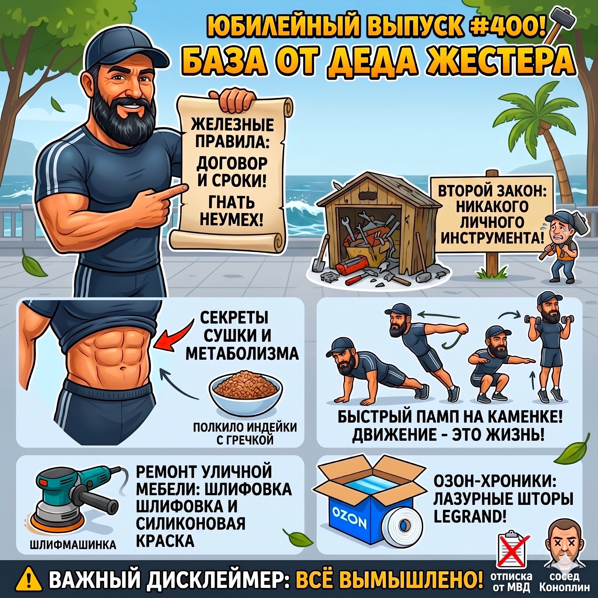 ВЫПУСК №400: Юбилей на Каменке: Почему подкожный жир уходит последним, жесткий контракт для работяг и как не дать себя в обиду episode artwork