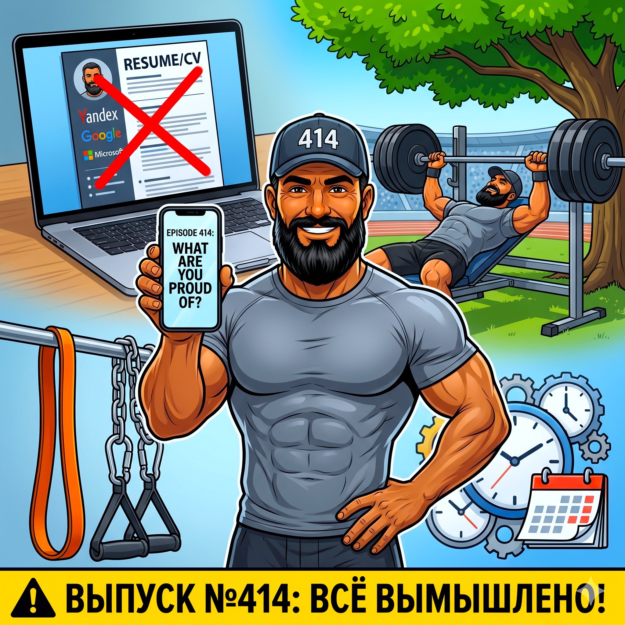 Выпуск №414: Экономика вольных хлебов: Почему Яндекс и Гугл в резюме — это зашквар для неумех и как победить лень без начальника. episode artwork