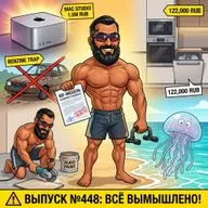 Выпуск №448: Договор на кухню за 366 тысяч рублей, 150 отжиманий на песке, тест 32-битного звука и почему Mac Studio за 1.5 миллиона лучше любого автомобиля