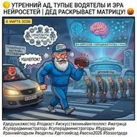 Выпуск 355. 🌕 УТРЕННИЙ АД, ТУПЫЕ ВОДЯТЕЛЫ И ЭРА НЕЙРОСЕТЕЙ | Дед раскрывает матрицу! 🤖🤬