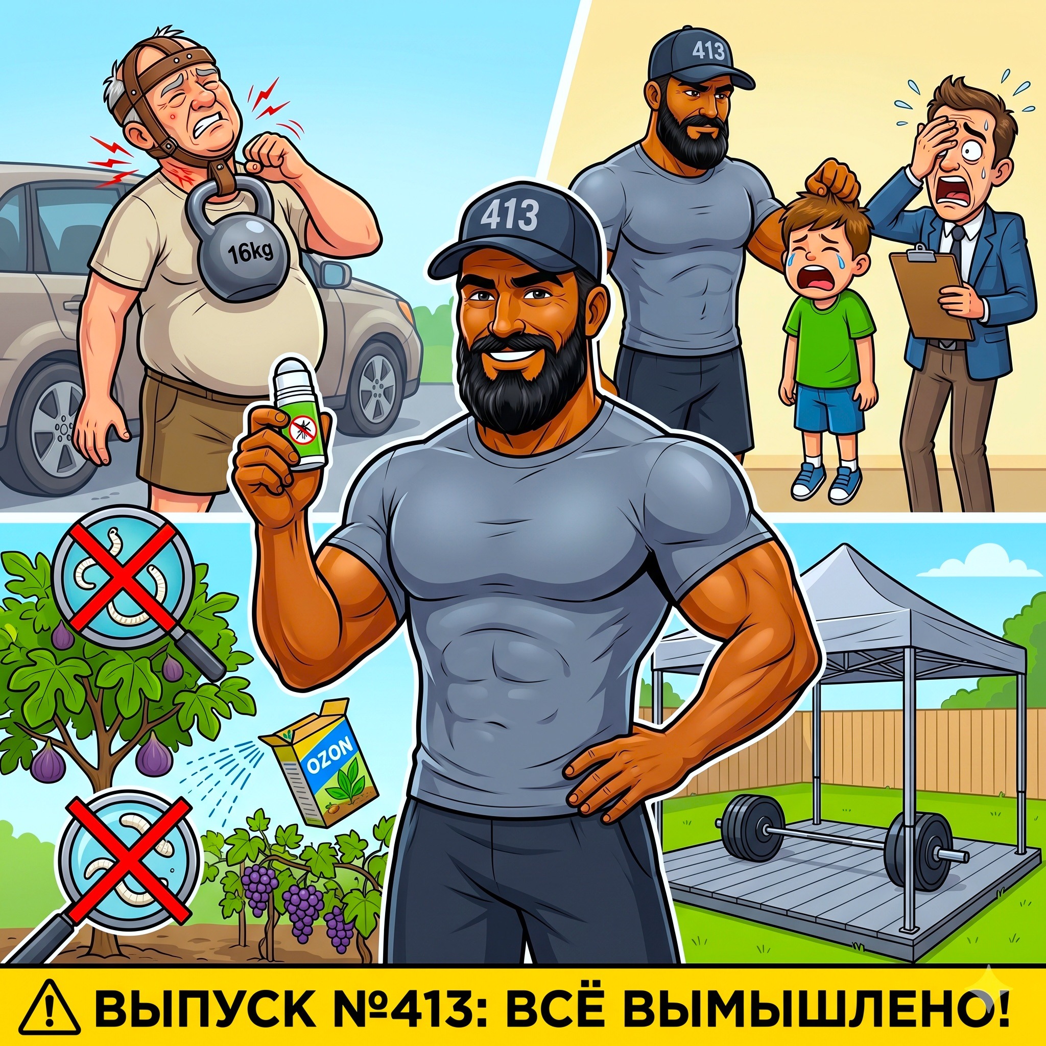 Выпуск №413: Жесткий зашкирбон против сопливых психологов, почему качать шею гирей — это инвалидность и смертоносные черви от комаров. episode artwork