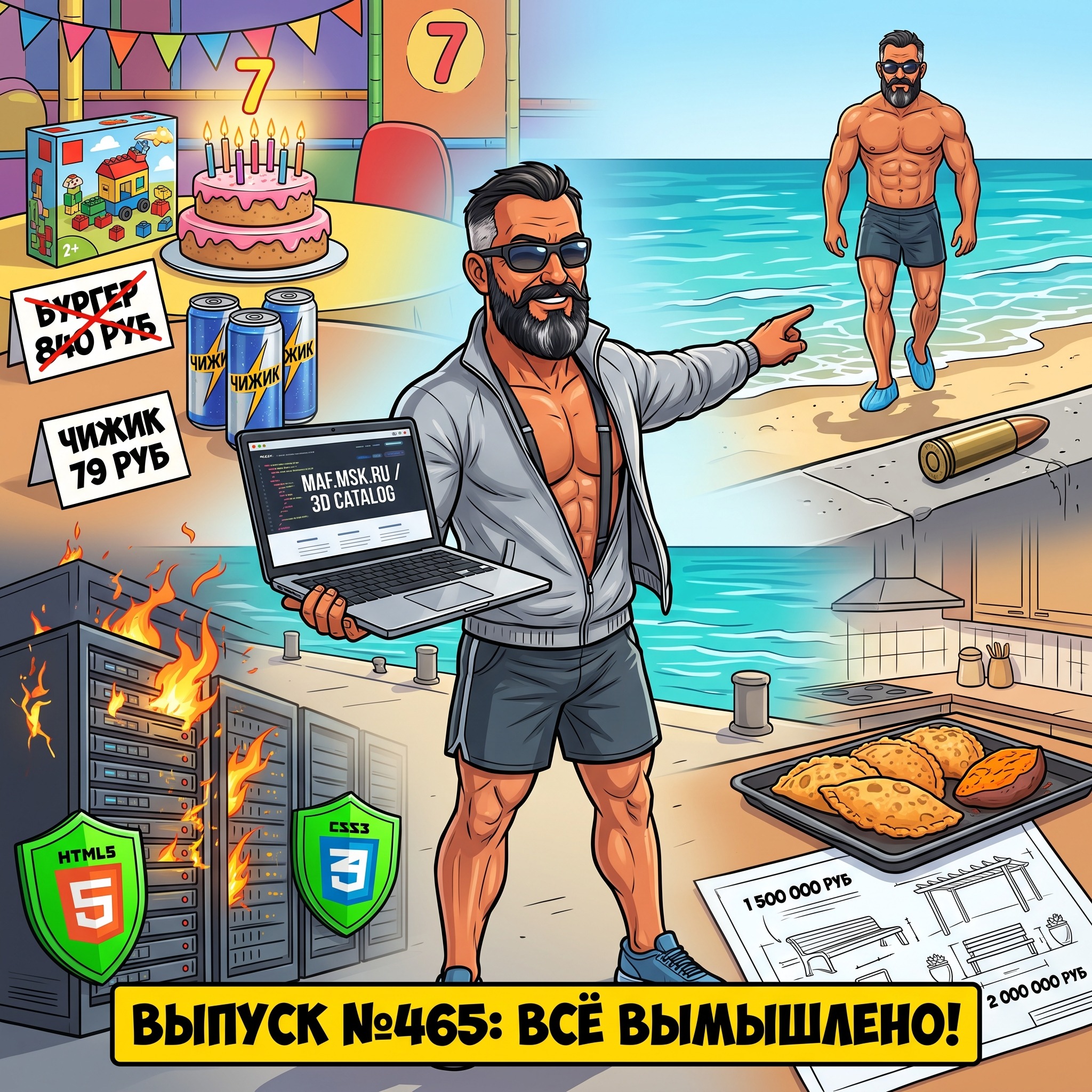 Выпуск №465: Экономика семейного прагматизма: Adrenaline из Чижика за 79 рублей против столовской наглости, лайфхак с бахилами на косе и почему Деда не сломать episode artwork
