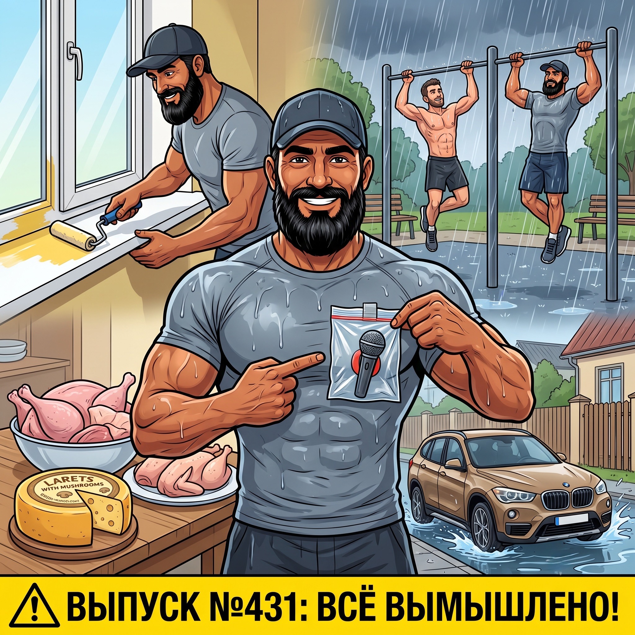 Выпуск №431: Челлендж Семенихина под проливным ливнем, разнос автохамок на БМВ и восстановительная покраска подоконников episode artwork