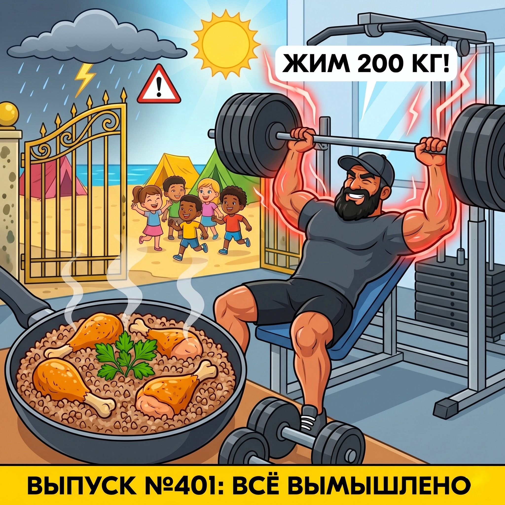 ВЫПУСК №401: Как победить лень, глядя на стадионных калек, и почему Деду везут личную качалку episode artwork