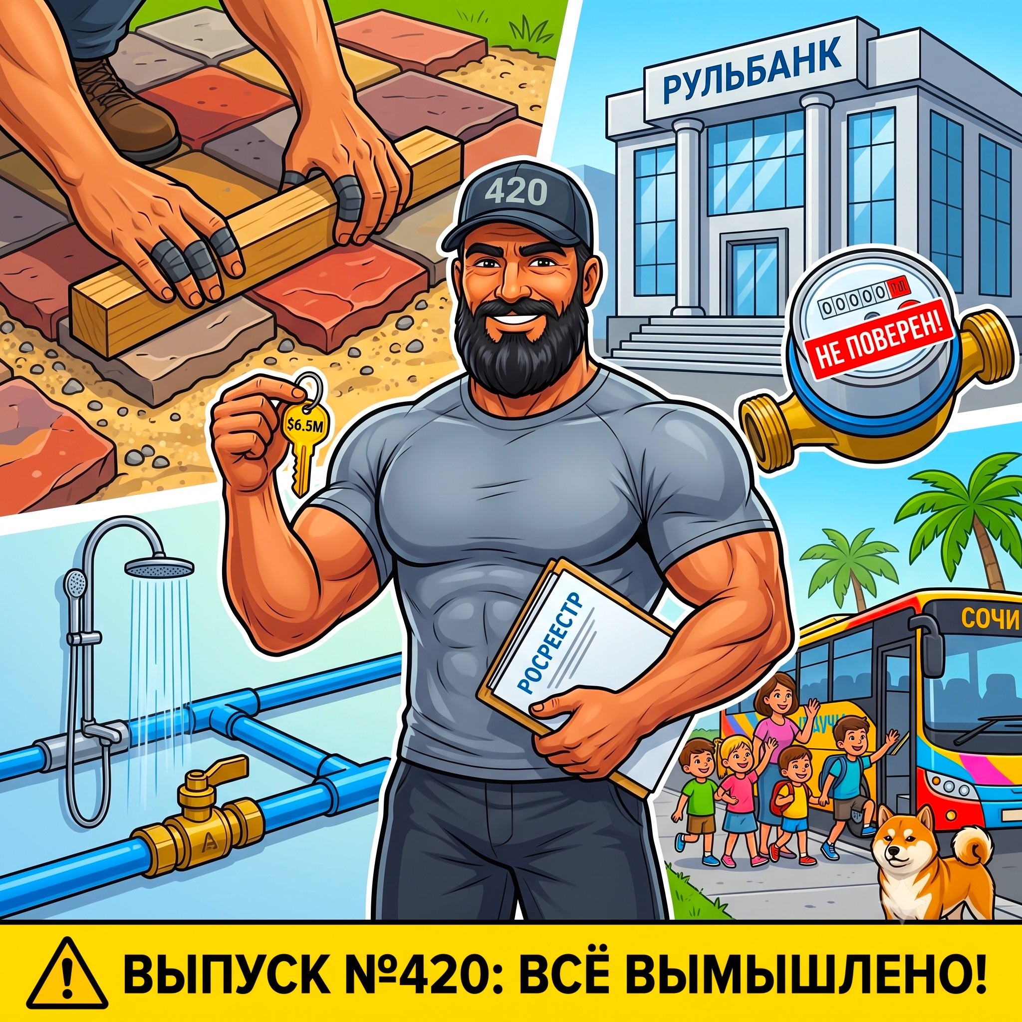 ВЫПУСК №420: Сделка века закрыта! Как Дед оформляет квартиру за $6.5 млн, плиточный ад своими руками и летний душ на полипропиленовых трубах episode artwork