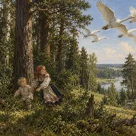 Ноябрь. Гуси-Лебеди.