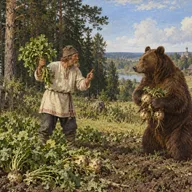 Октябрь. Вершки и корешки.