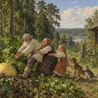 Сентябрь. Репка