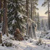 Январь. Морозко