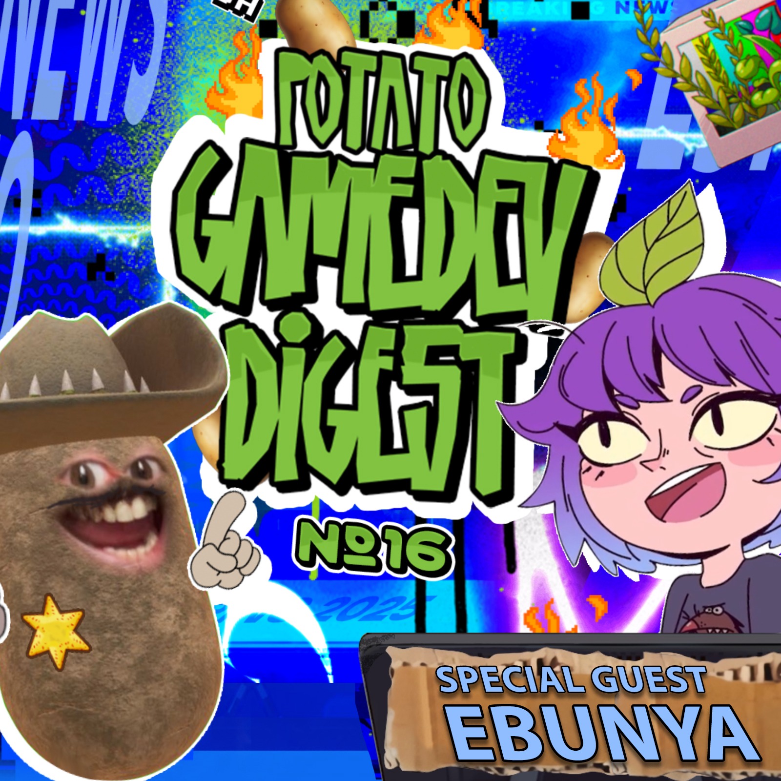 Potato GameDev Digest №16 with Ebunya episode artwork