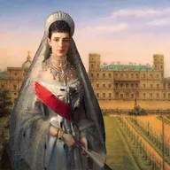 Царская дочь: тетка в платке