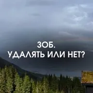 ЗОБ: УДАЛЯТЬ ИЛИ НЕТ?