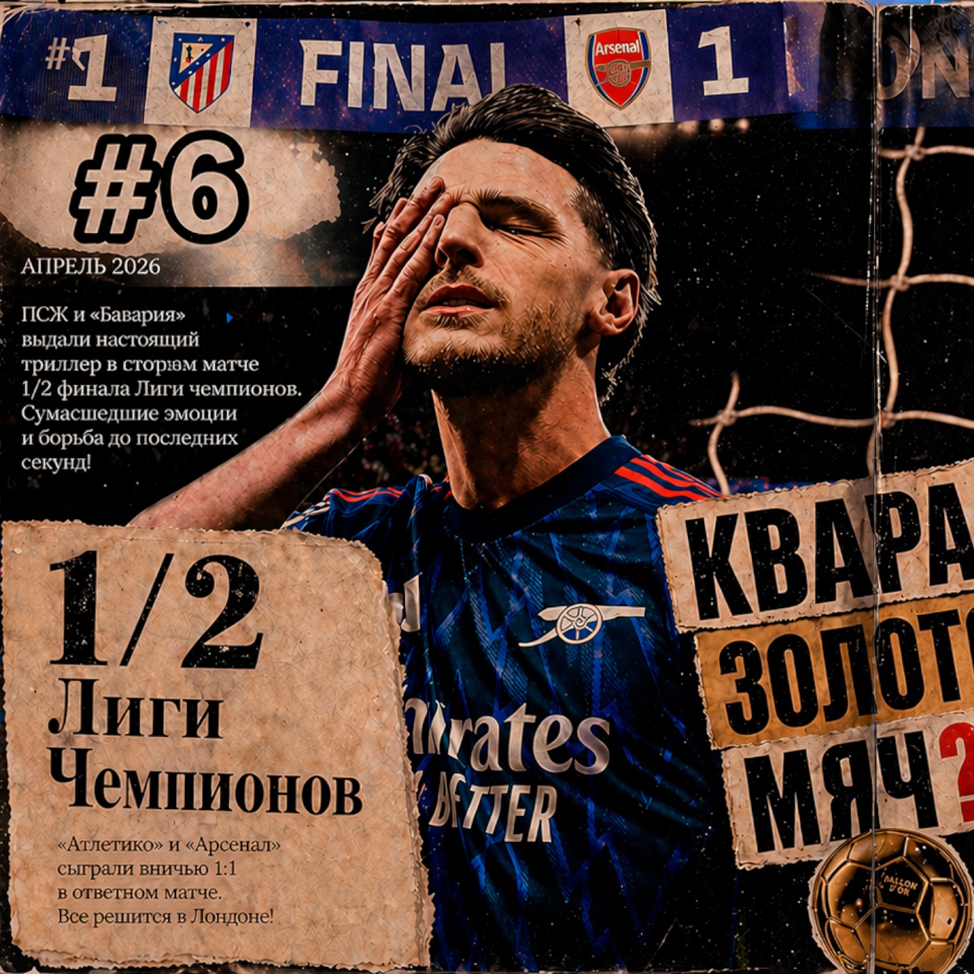 #6 Полуфиналы ЛЧ, характер Баварии, Парижский "Галактикос", никакой Арсенал и шанс для Атлетико episode artwork