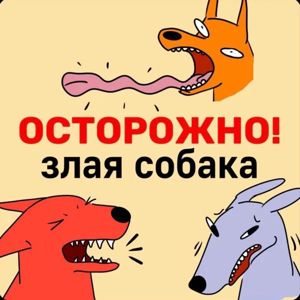 Осторожно! Злая собака