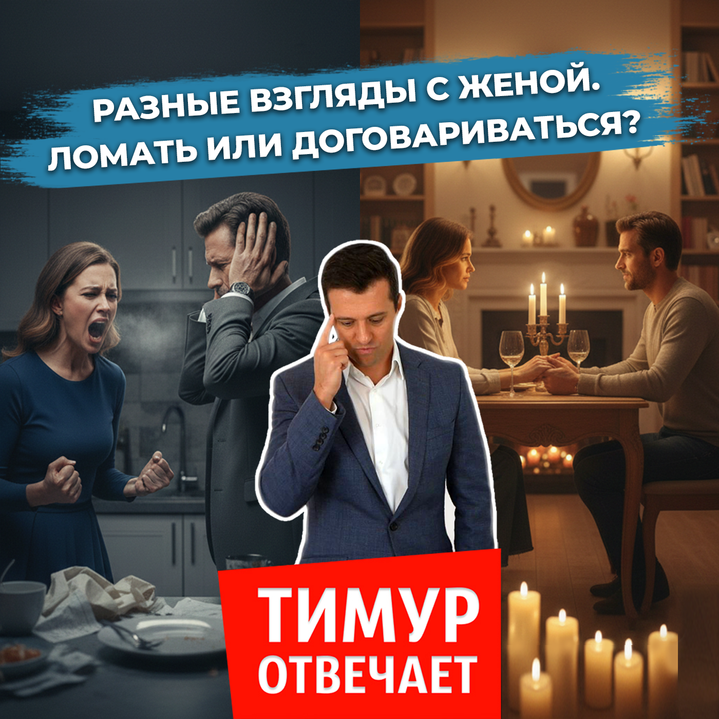 Разные взгляды с женой. Ломать или договариваться?