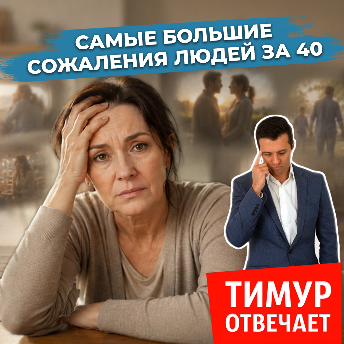 Самые большие сожаления людей за 40