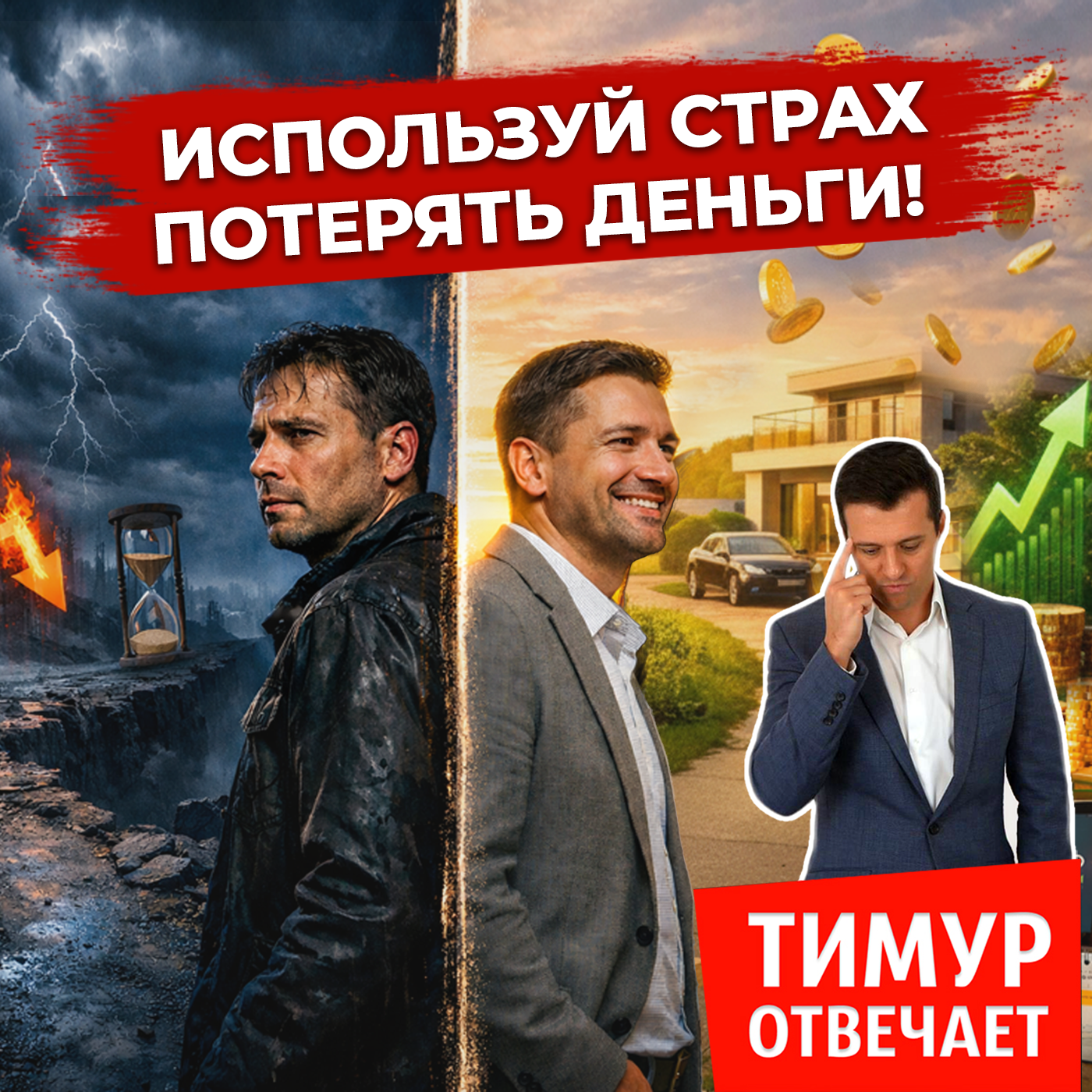 Используй страх потерять деньги!