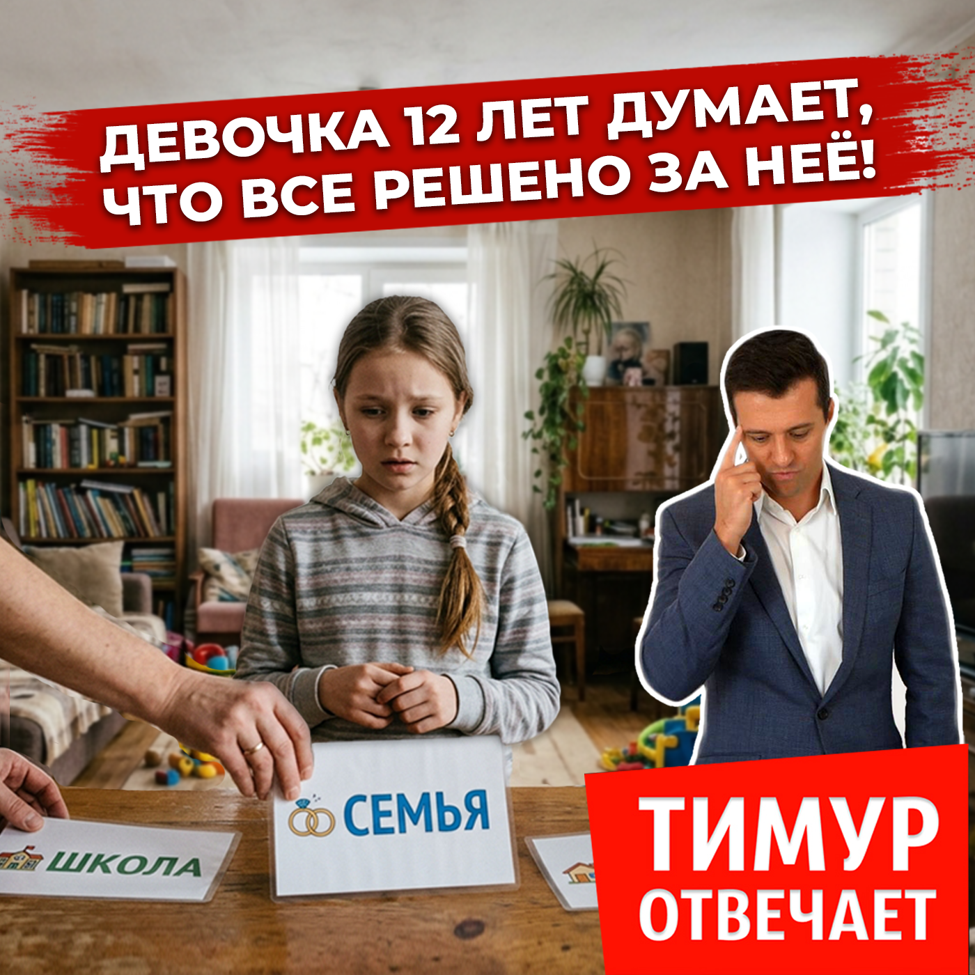 Девочка 12 лет думает, что все решено за неё! episode artwork