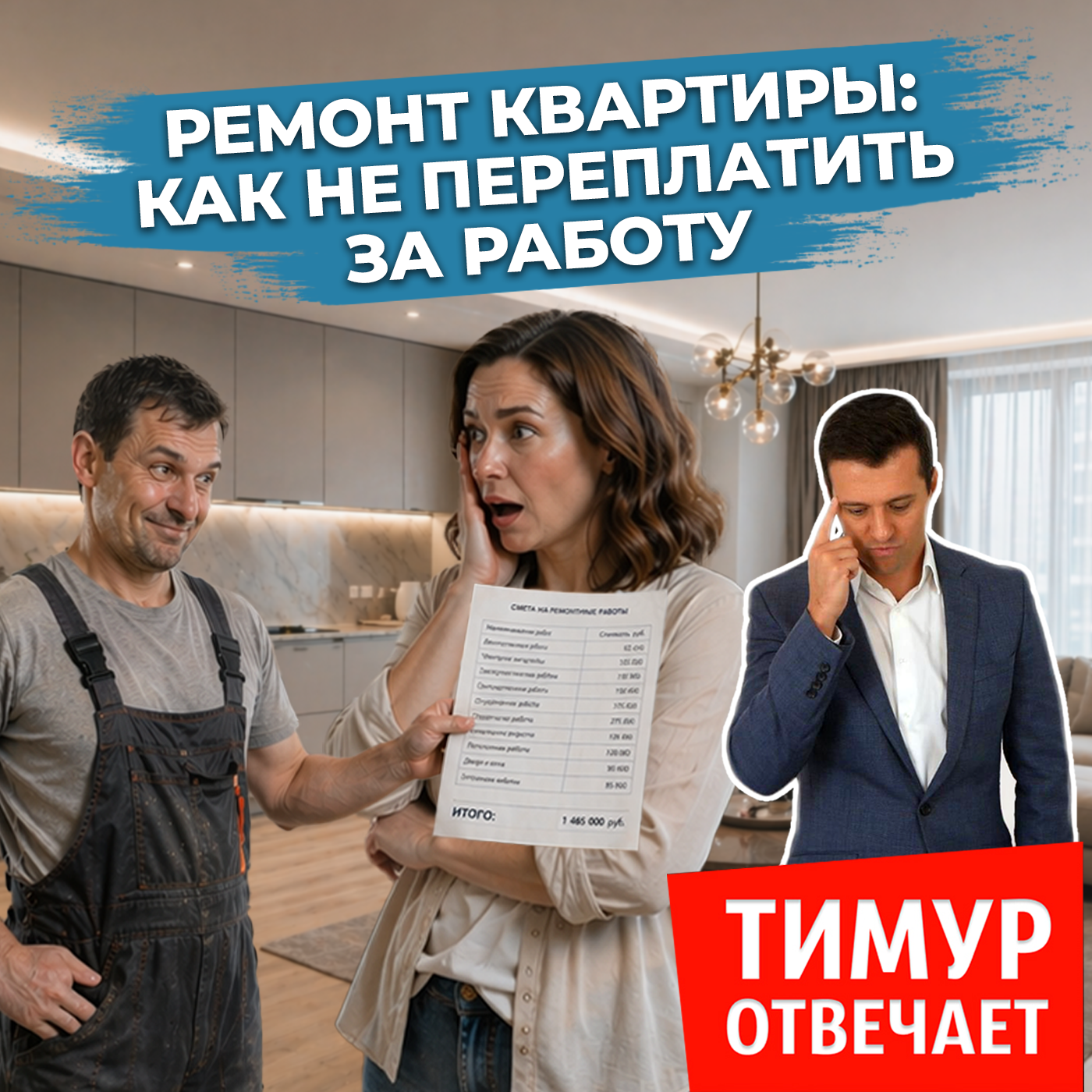 Ремонт квартиры: как не переплатить за работу