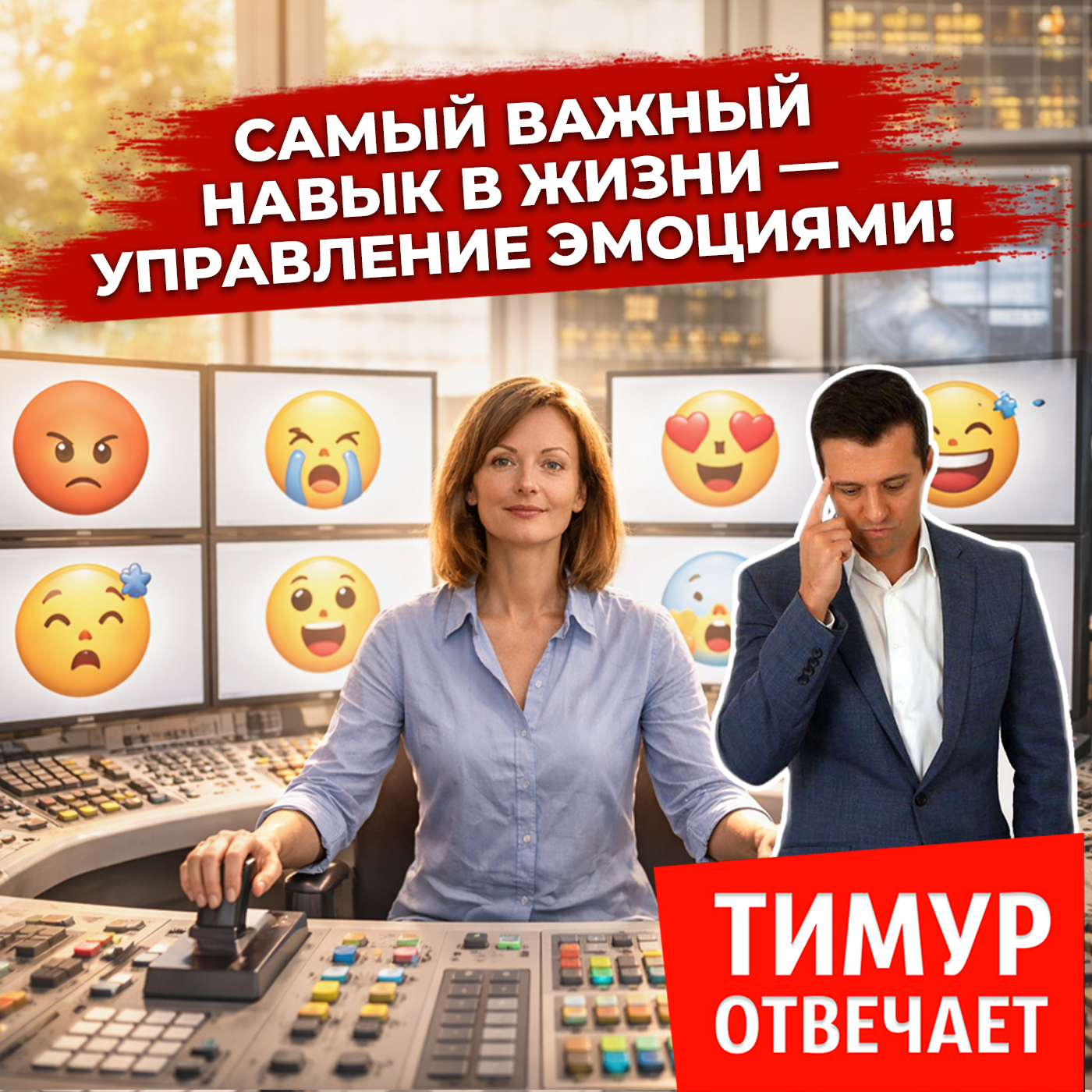 Самый важный навык в жизни — управление эмоциями!