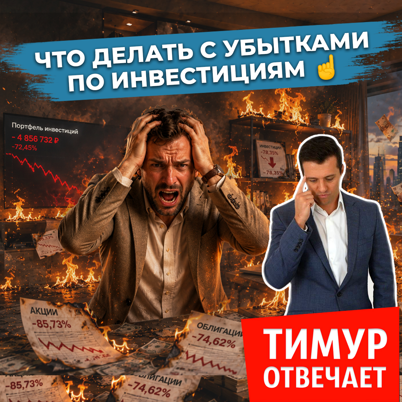Что делать с убытками по инвестициям ☝️